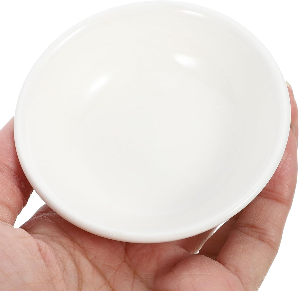 Angoily Ceramic Sauce Dish 12pcs 2.75 in White Dipping Bowl