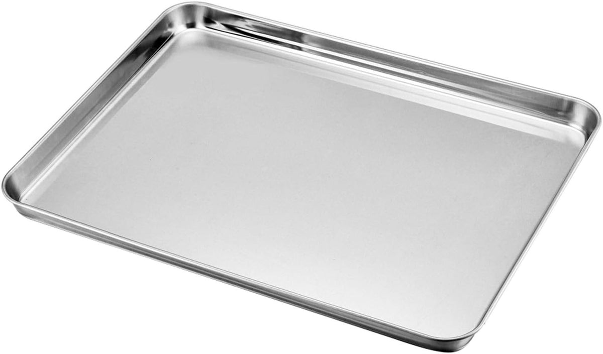 TeamFar Baking Sheet with Cooling Rack Set, 16 x 12 x 1 inch