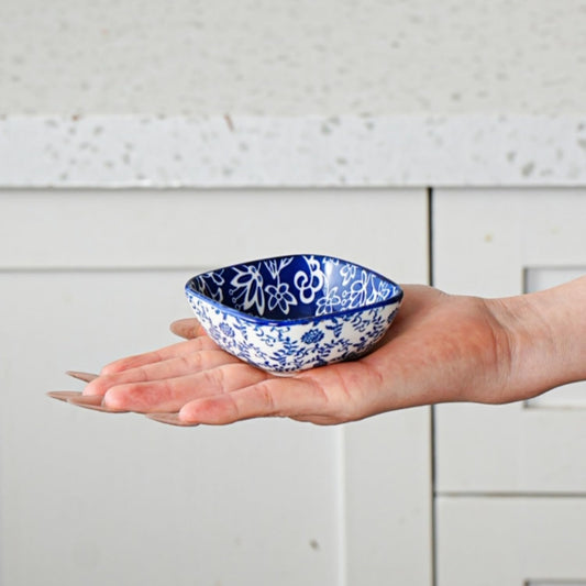 2.6 Oz Ceramic Mini Square Dipping Bowls Set of 6
