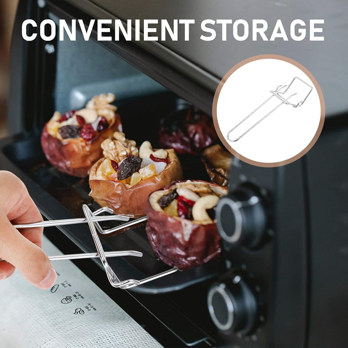 Stainless Steel Baking Pan Clip Tray Clamp Gripper for Ovens