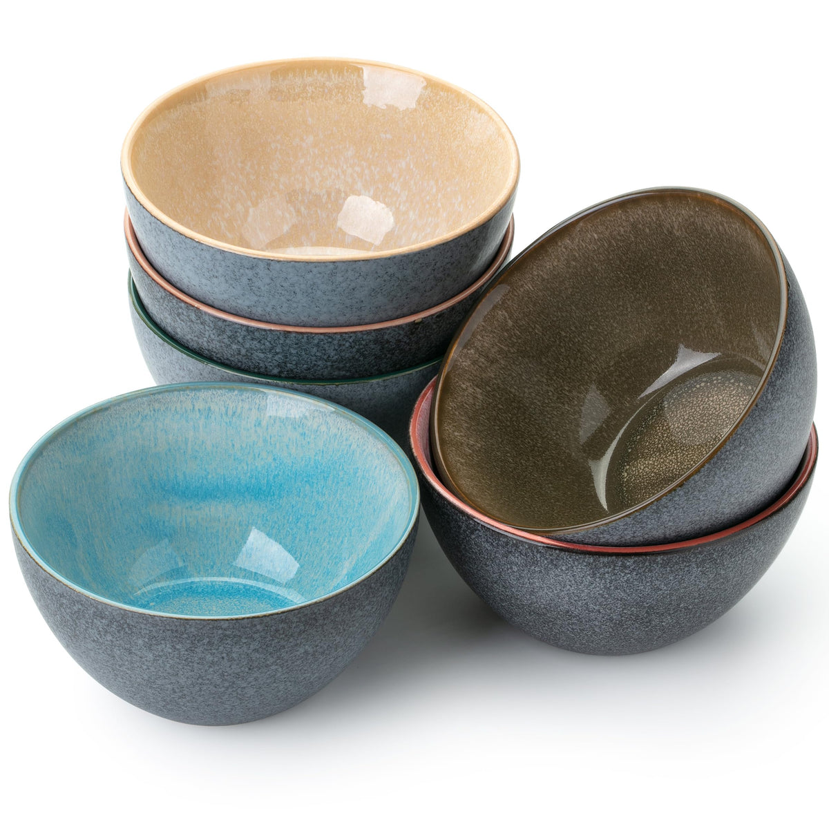 Brew To A Tea BTaT- Ceramic Dipping Bowls, 3.5 oz, 3.5 Inches, Soy Sauce Dish Ceramic, Small Serving Bowls for Side Dishes, Condiment, Sauces & Nuts, Chip-Resistant Dishwasher & Microwave Safe