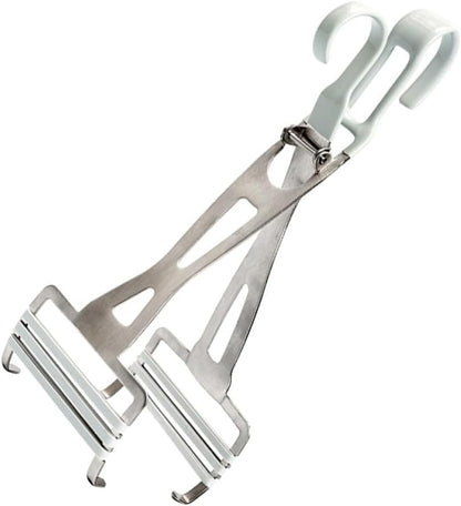 Hemoton Anti-Scalding Bowl Clip Gripper Food-Grade Kitchen Tongs for Hot Plate Dish Bowl and Pizza Pan Folding Holder with Ergonomic Handle Dishwasher Safe 9.84 X 3.54 X 0.78 in