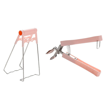 2pcs Scalding Bowl Plate Clamp Non-slip Kitchen Gadget Hot Dish Gripper for Home Bar Restaurant