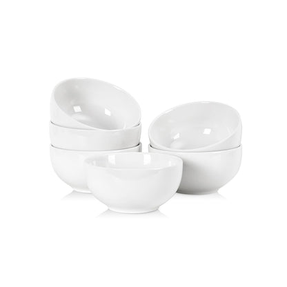 Selamica Ceramic Dipping Bowls, 4 OZ Mini Bowls, Set of 6, Maillard