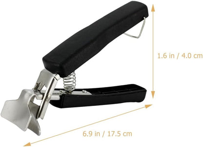 PRETYZOOM Stainless Steel Anti-scalding Clip for Hot Bowl, Non-slip Dish Plate Gripper Clips Tongs for Lifting, Moving of Hot Cookware