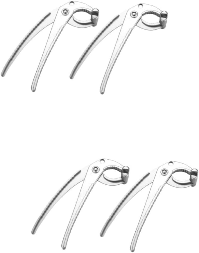 4pcs Heavy-duty Stainless Steel -scald Dish Clip Gripper for Hot Plates Pizza Pans Baking Trays Secure Grip Design for Safe Handling of Hot Cookware