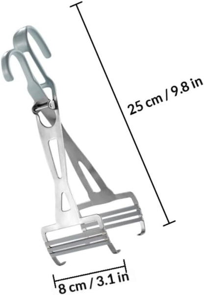 Multi-function Stainless Steel Bowl Tong Hot Plate Clamp Dish Holder for Kitchen Cooking Utensils