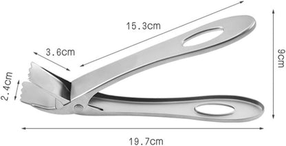 Stainless Steel Dish Clip Hot Plate Gripper with Non Slip Jaws