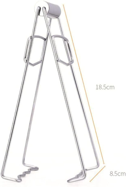 Plate Tongs Stainless Steel Heat Resistant Bowl Clip for Pot Steamer