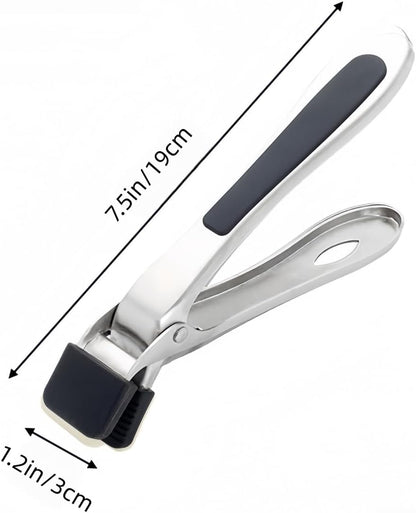 Hot Plate Gripper, 304 Stainless Steel, 7.5 Inch Black