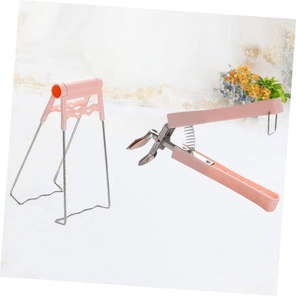 2pcs Scalding Bowl Plate Clamp Non-slip Kitchen Gadget Hot Dish Gripper for Home Bar Restaurant