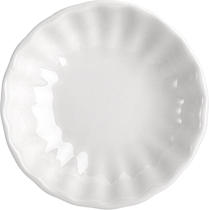 Hiceeden 20 Pack 2.9 Inch Soy Sauce Dish, Ceramic Pinch Bowl 1 Oz, Mini Porcelain Dipping Bowl Plate for Side Dishes, Condiment, Sushi, Ketchup, Appetizer