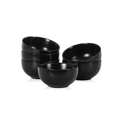 Selamica Ceramic Dipping Bowls, 4 OZ Mini Bowls, Set of 6, Maillard