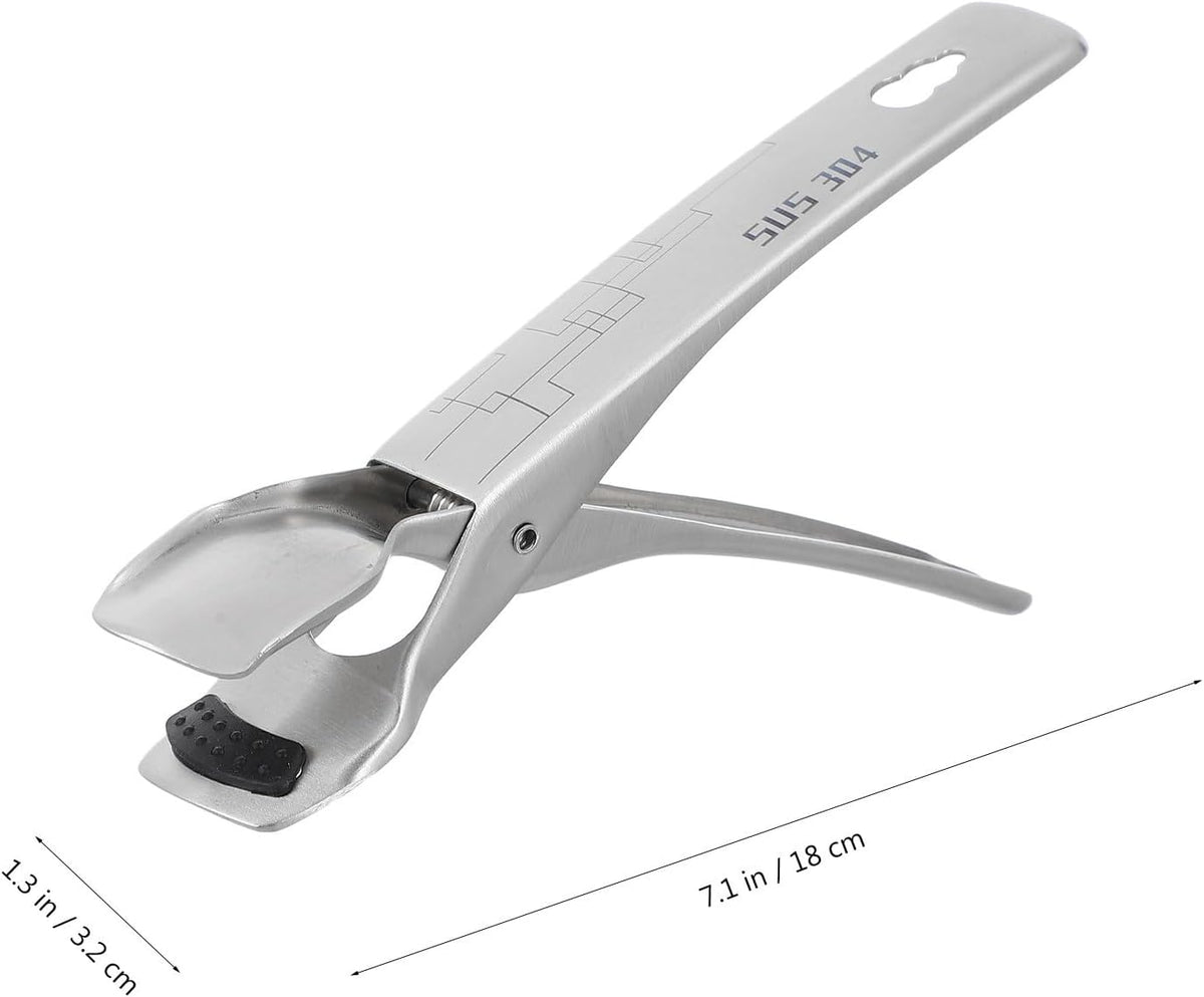 Stainless Steel Hot Dish Clip with Silicone Pad, Secure Grip for Cookware