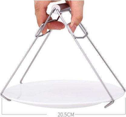Plate Tongs Stainless Steel Heat Resistant Bowl Clip for Pot Steamer