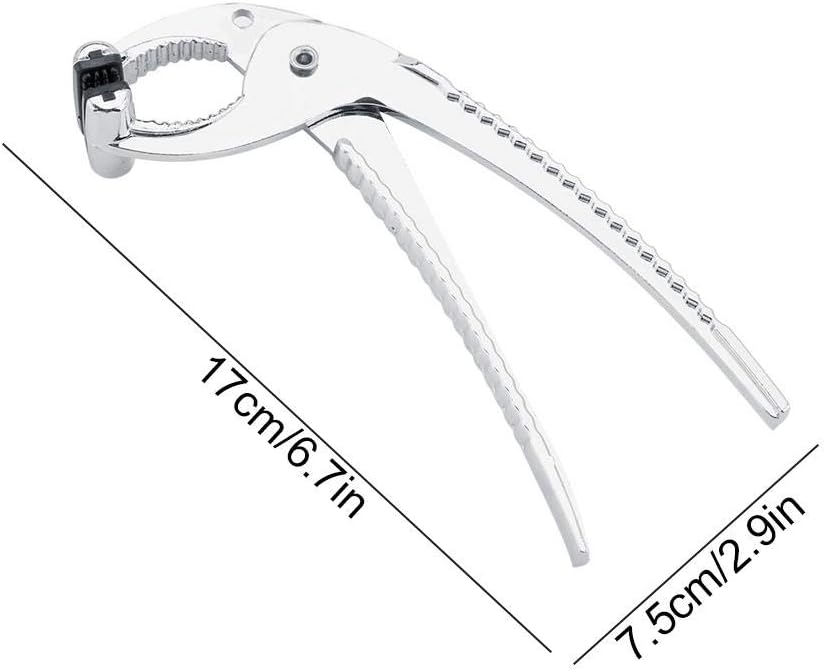 Fdit Oven Plate Lifter Zinc Alloy 6.7 Inch Ergonomic Grip