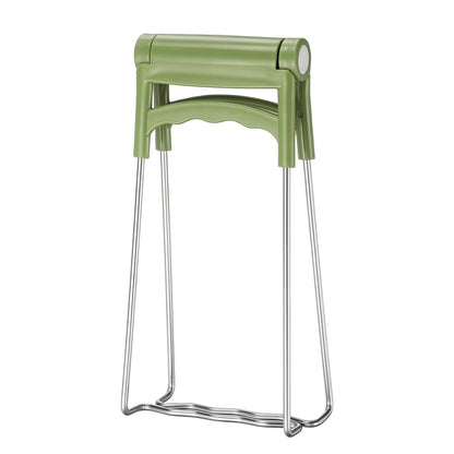 METALLIXITY Hot Plate Gripper Stainless Steel Silicone Non-Slip Dark Green