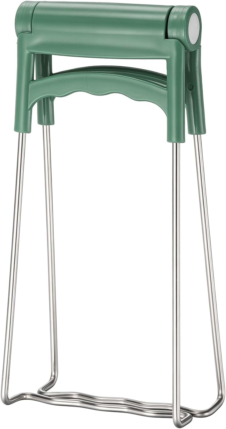 METALLIXITY Hot Plate Gripper Stainless Steel Silicone Non-Slip Dark Green