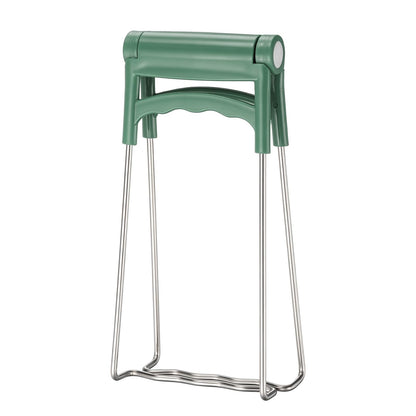 METALLIXITY Hot Plate Gripper Stainless Steel Silicone Non-Slip Dark Green