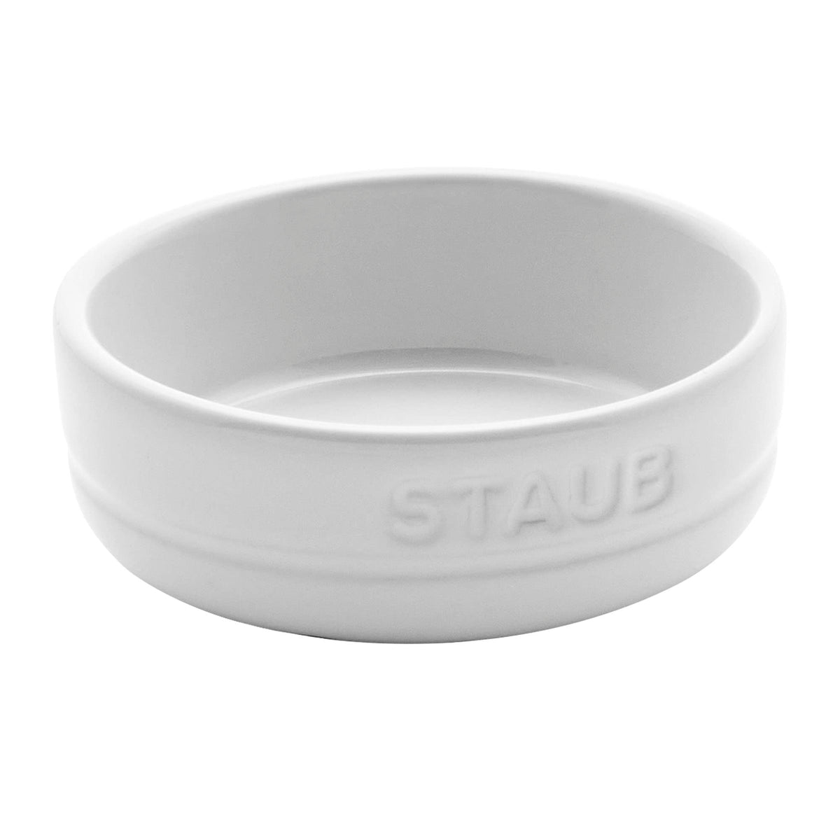 STAUB Ceramic Dinnerware 4-pc Condiment Dish Set - White