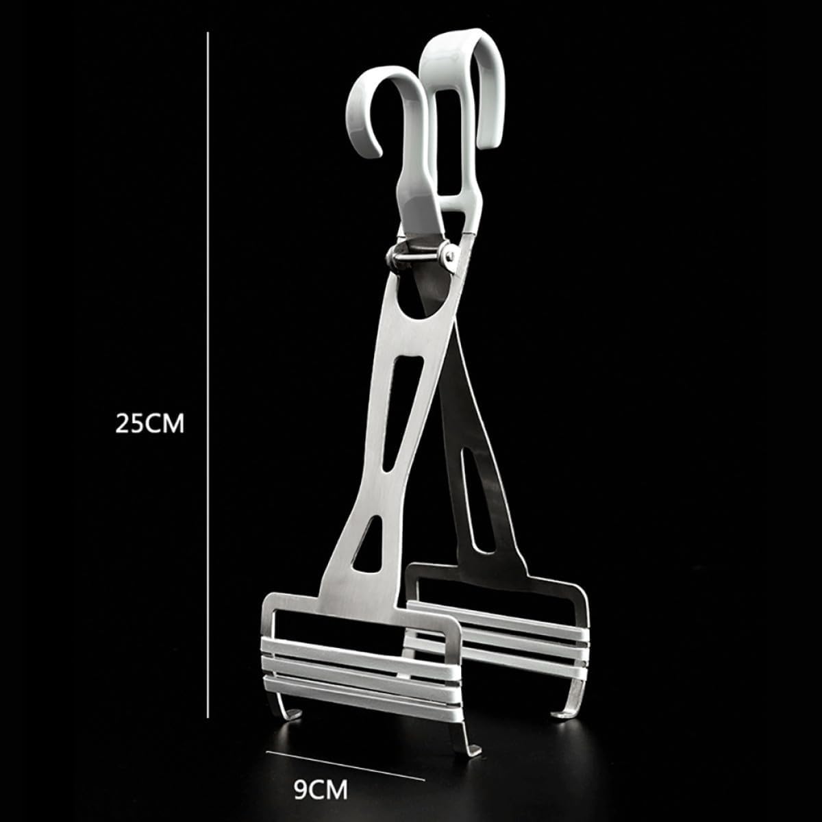 Hemoton Anti-Scalding Bowl Clip Gripper Food-Grade Kitchen Tongs for Hot Plate Dish Bowl and Pizza Pan Folding Holder with Ergonomic Handle Dishwasher Safe 9.84 X 3.54 X 0.78 in
