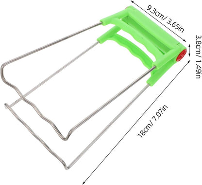 2pcs Stainless Steel Folding Hot Dish Clip, Bowl Plate Gripper