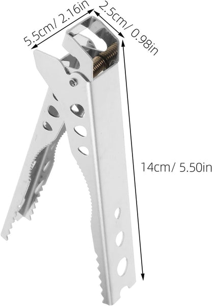2pcs Steel Hot Plate Lifter Bowl Clip for Oven Dishes and Steam Racks