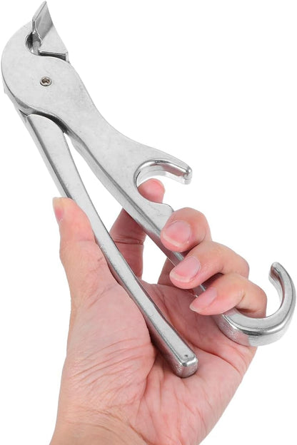 Hot Plate Gripper 7.75In Pan Gripper Clamp for Baking Trays Pizza Pans Plates Oven Use Pot Holder Tool for Safe Kitchen Handling Camping Bbq