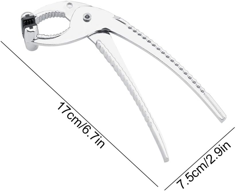 Bakeware Clip Pliers Grip Grabber,Anti-scalding Rubber Alloy Pan Retriever Tongs for Hot Pot Plate Baking Tray Dish Lifter Dish