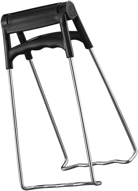 Bowl clip, Anti-scalding bowl clamp,hot plate gripper, Stainless Steel Anti-scalding Clip Plate Oil Strainer Jug Pan Kitchen Tongs Kitchen Clips Anti Hot Anti-scald Bowl Clip Kitchen Retriever