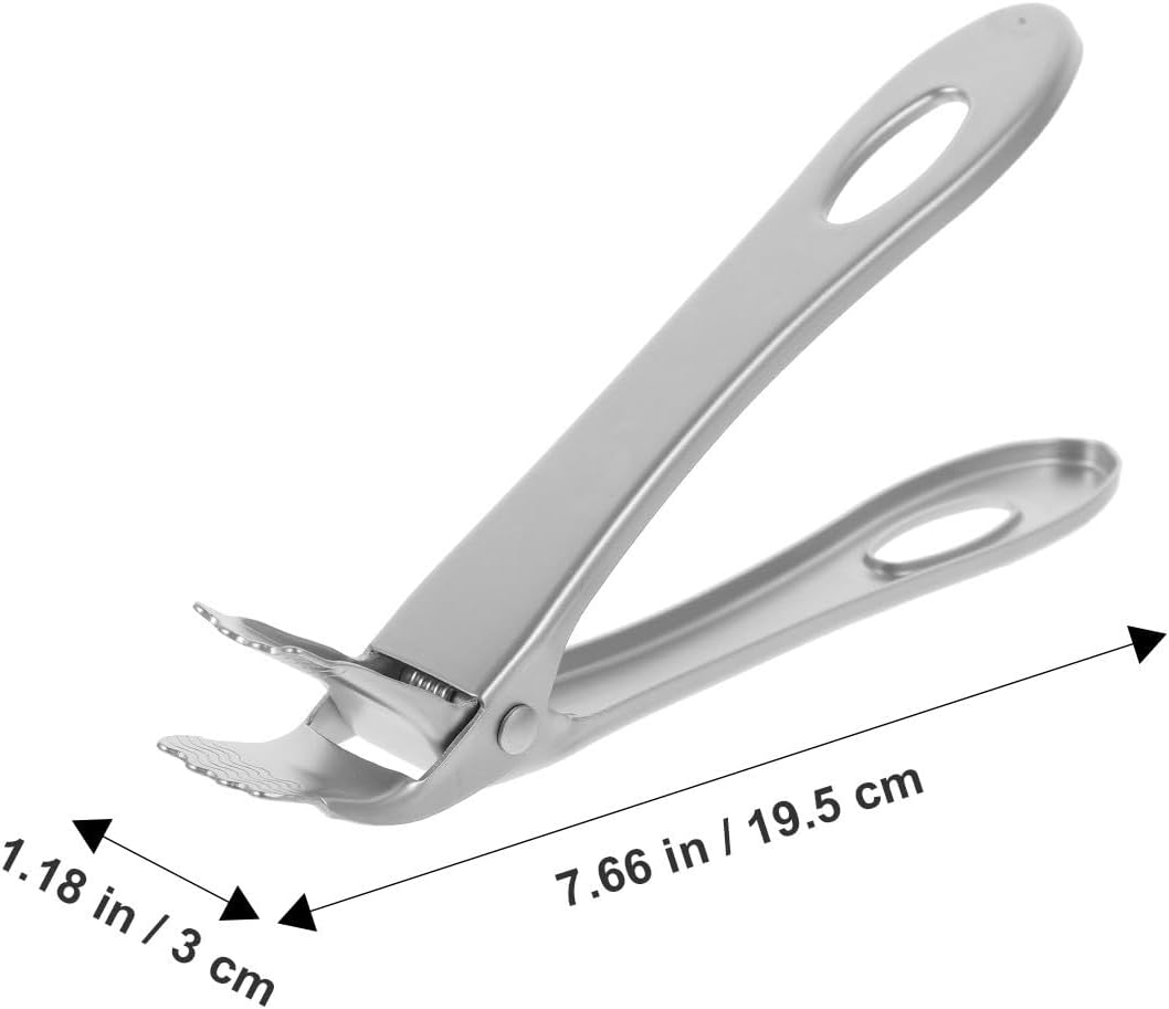 2pcs Stainless Steel Plate Tongs Dish Lifter Anti Scalding Bowl Clip