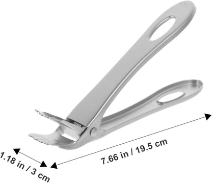 2pcs Stainless Steel Plate Tongs Dish Lifter Anti Scalding Bowl Clip