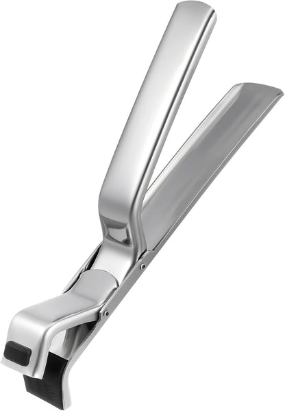 Bowl Clip Gripper Stainless Steel Kitchen Plate Clamp Hot Dish Tongs for Safe Handling Microwave Oven and Serving