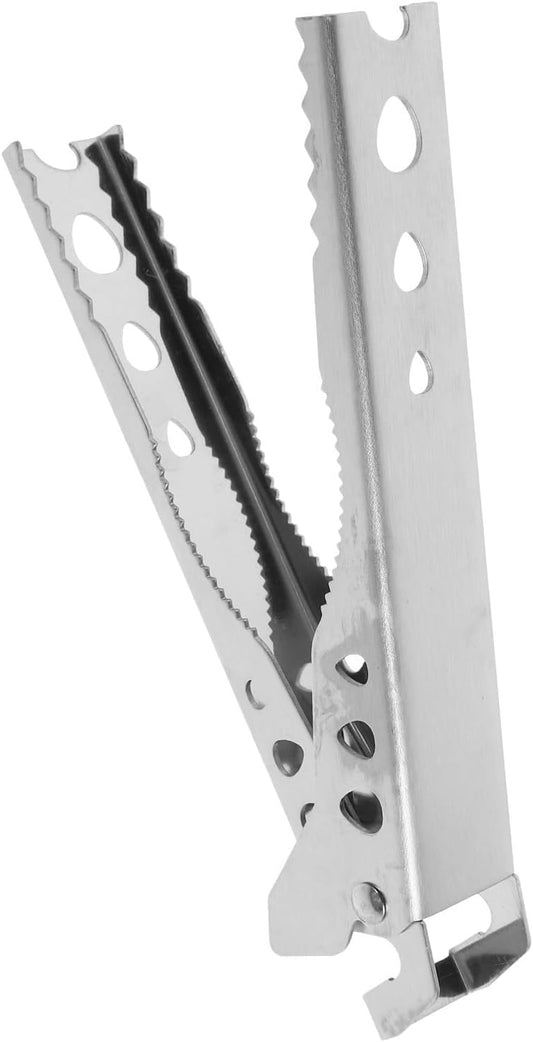 2pcs Steel Anti-scald Plate Clip Hot Dish Gripper
