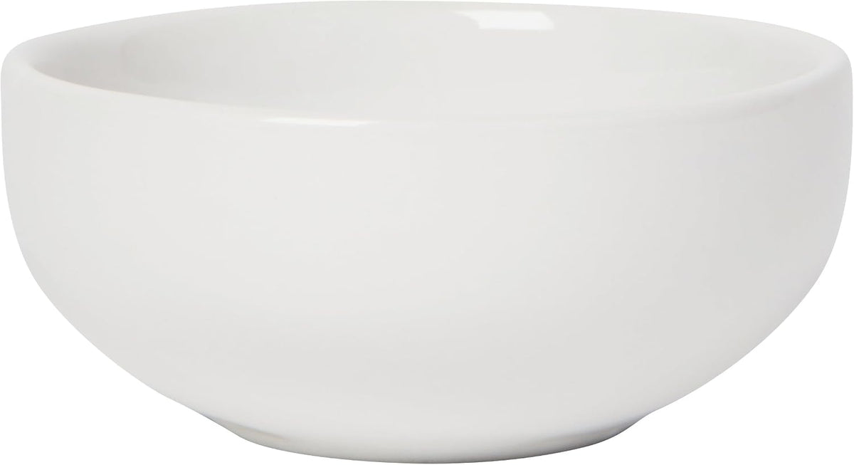 Now Designs White Ceramic Pinch Bowl Set, Soy Sauce Dish, Set of 6, 2 oz