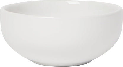 Now Designs White Ceramic Pinch Bowl Set, Soy Sauce Dish, Set of 6, 2 oz