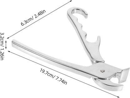 Hot Plate Gripper 7.75In Pan Gripper Clamp for Baking Trays Pizza Pans Plates Oven Use Pot Holder Tool for Safe Kitchen Handling Camping Bbq