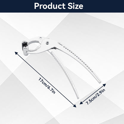 2 Pcs Hot Pot Gripper, Anti-scalding Clip Zinc Alloy Oven Clip Pliers Grip Grabber Hot Pot Plate Pliers Pan Dish Clipper Baking Tray Grabber Microwave Kitchen Tool