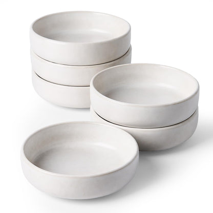 famiware Ceramic Soy Sauce Dish, 3oz Dipping Bowls Set of 6, Light Blue