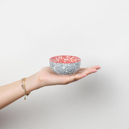 Selamica Ceramic 4 OZ Dipping Bowls Set of 6, Assorted Colors