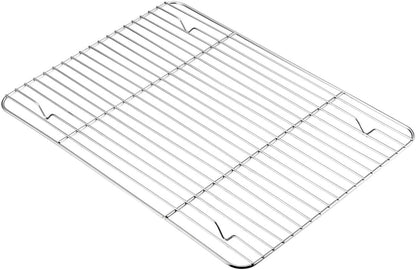 TeamFar Baking Sheet with Cooling Rack Set, 16 x 12 x 1 inch