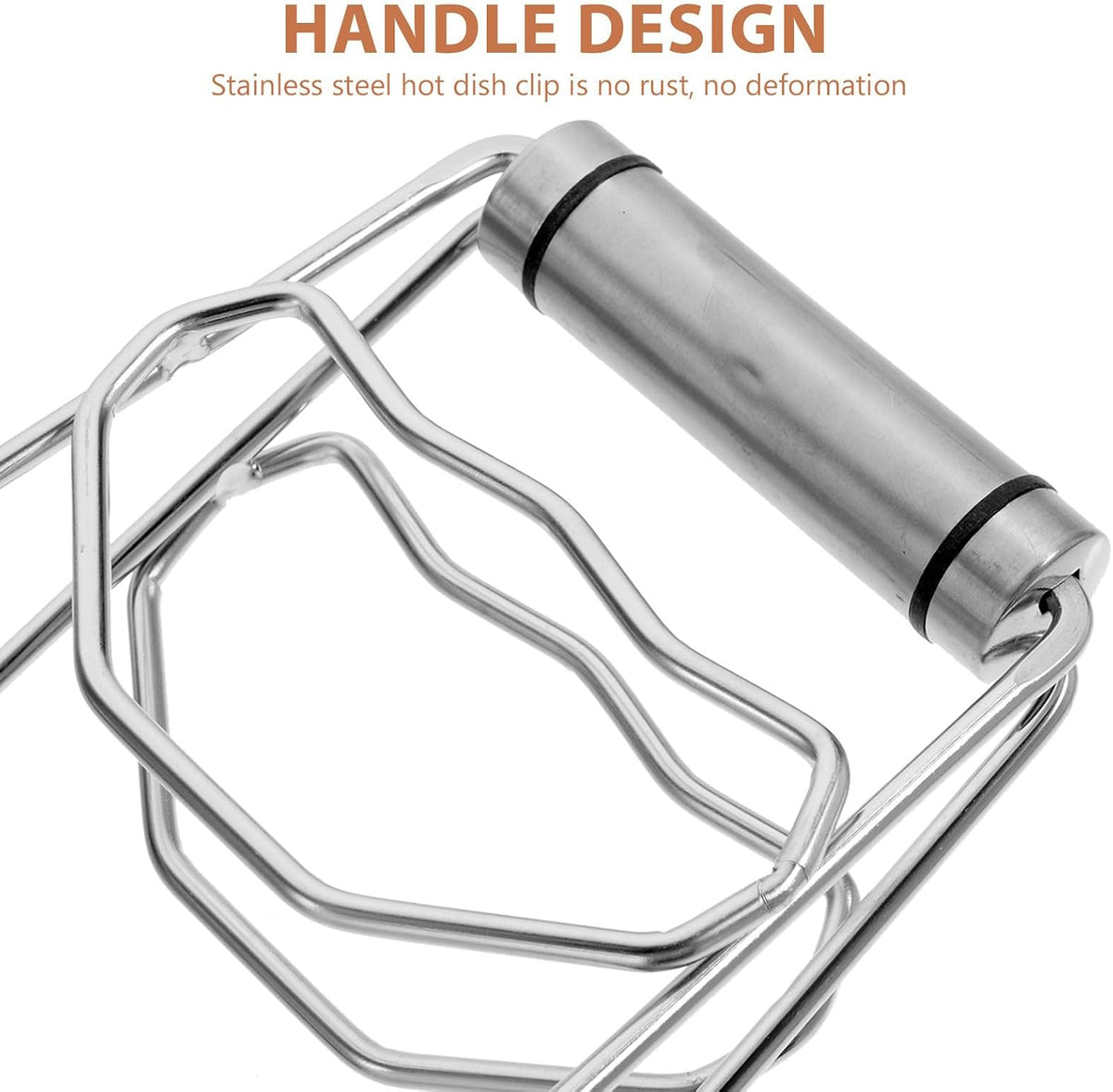 Hot Dish Bowl Clip Gripper, Foldable 304 Stainless Steel Anti Scalding