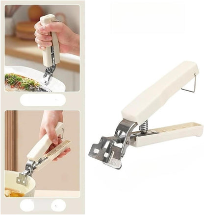 Hot Bowl Gripper Silicone Heat Resistant Tongs Hot Dish Taking Clamp
