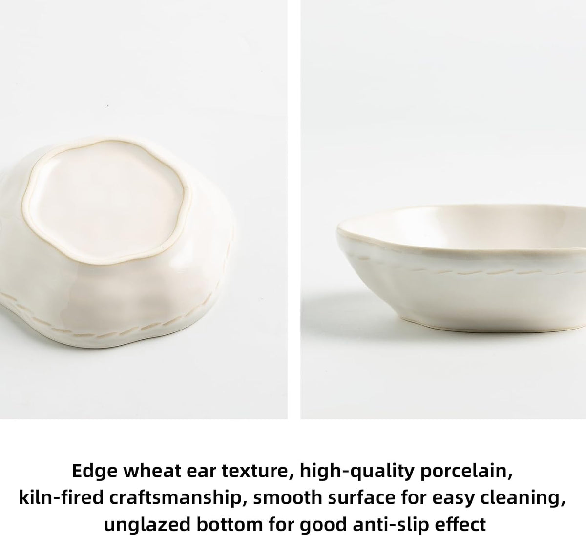 Reactive Glaze Dipping Bowls, Soy Sauce Dishes Set of 4