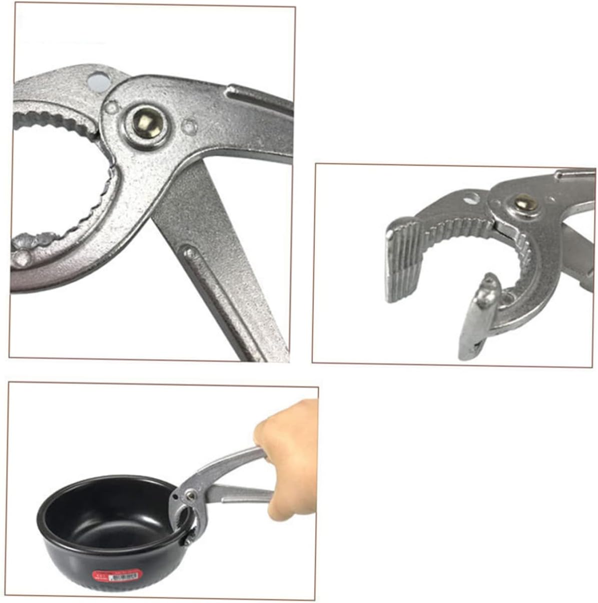 2pcs Stainless Steel Bowl Clip and Plate Clamp for Restaurant Use