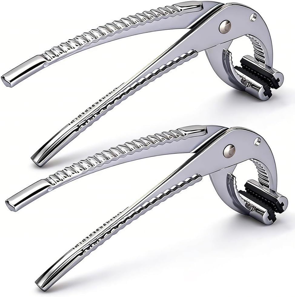 Hot Plate Gripper, Anti Scald Bowl Holder Clip, 2 Pack Heavy Duty Hot Dish Grabber for Pizza Pan Pot (2 Pack)