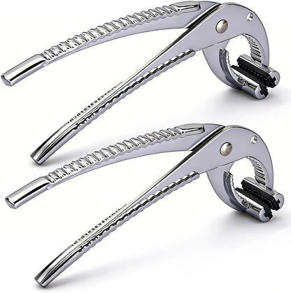 Hot Plate Gripper, Anti Scald Bowl Holder Clip, 2 Pack Heavy Duty Hot Dish Grabber for Pizza Pan Pot (2 Pack)