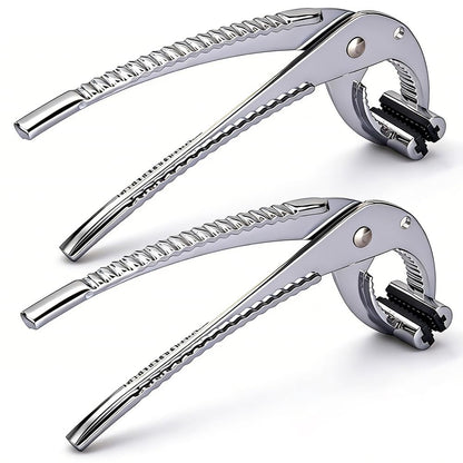Hot Plate Gripper, Anti Scald Bowl Holder Clip, 2 Pack Heavy Duty Hot Dish Grabber for Pizza Pan Pot (2 Pack)