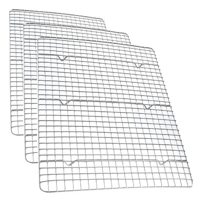 USA Pan Half Sheet Bakeable Cooling Rack, Steel Nonstick Wire