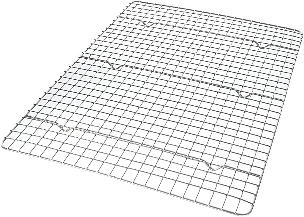 USA Pan Half Sheet Nonstick Roasting and Cooling Rack, Set of 2